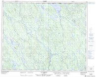012M13 Lac Norman Canadian topographic map, 1:50,000 scale