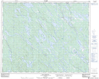 012M14 Lac Goullay Canadian topographic map, 1:50,000 scale