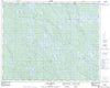 012M14 Lac Goullay Canadian topographic map, 1:50,000 scale