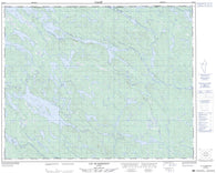 012M15 Lac De Morhiban Canadian topographic map, 1:50,000 scale