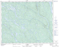012M16 Lac Begon Canadian topographic map, 1:50,000 scale