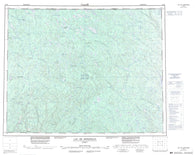 012M Lac De Morhiban Canadian topographic map, 1:250,000 scale