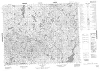 012N01 Lac Du Gas Canadian topographic map, 1:50,000 scale