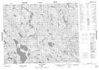 012N06 Lac Le Dore Canadian topographic map, 1:50,000 scale