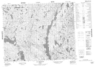 012N08 Lac Briconnet Canadian topographic map, 1:50,000 scale