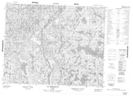 012O04 Lac Bernadette Canadian topographic map, 1:50,000 scale