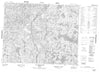 012O04 Lac Bernadette Canadian topographic map, 1:50,000 scale