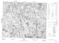 012O06 Lac Ferru Canadian topographic map, 1:50,000 scale