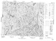 012O12 Lac De Vitre Canadian topographic map, 1:50,000 scale