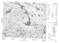 012O13 Lac Chenil Canadian topographic map, 1:50,000 scale