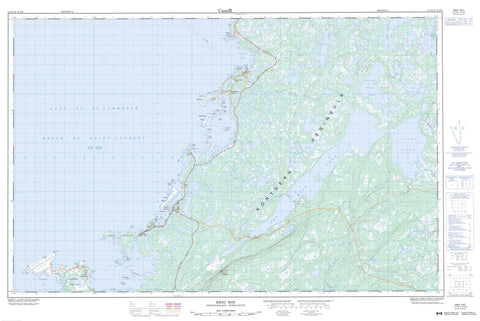 012P02 Brig Bay Canadian topographic map, 1:50,000 scale