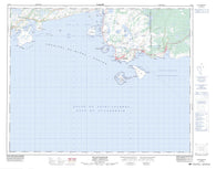 012P06 Blanc Sablon Canadian topographic map, 1:50,000 scale