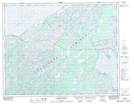 012P08 Eddies Cove Canadian topographic map, 1:50,000 scale
