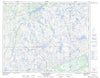 012P11 Collines De Brador Canadian topographic map, 1:50,000 scale