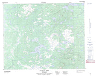 013A01 Chateau Pond Canadian topographic map, 1:50,000 scale