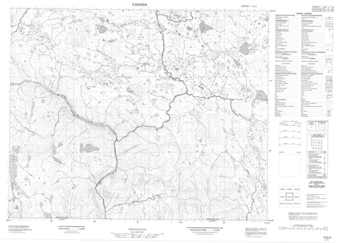 013A04 No Title Canadian topographic map, 1:50,000 scale