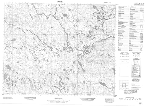 013B01 No Title Canadian topographic map, 1:50,000 scale