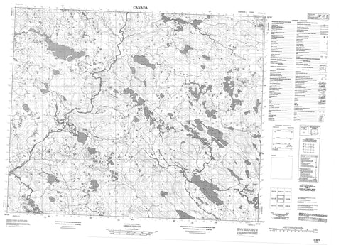 013B05 No Title Canadian topographic map, 1:50,000 scale