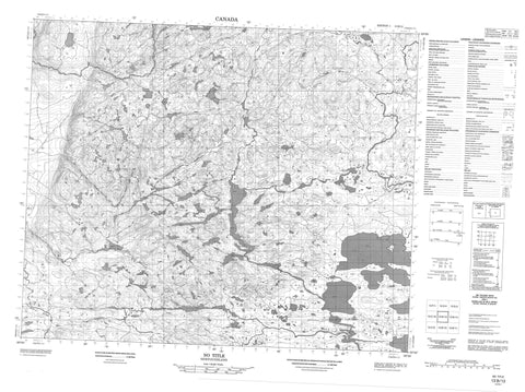 013B13 No Title Canadian topographic map, 1:50,000 scale