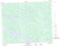 013C01 Lac Fourmont Canadian topographic map, 1:50,000 scale