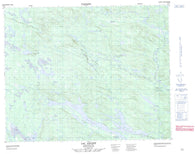 013C05 Lac Arvert Canadian topographic map, 1:50,000 scale