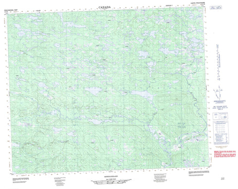 013C08 No Title Canadian topographic map, 1:50,000 scale