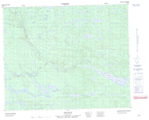 013C11 No Title Canadian topographic map, 1:50,000 scale