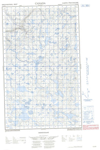 013C14E No Title Canadian topographic map, 1:50,000 scale