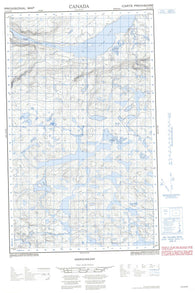 013C14W No Title Canadian topographic map, 1:50,000 scale