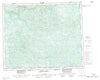 013C Minipi Lake Canadian topographic map, 1:250,000 scale