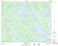 013D03 Senecal Lake Canadian topographic map, 1:50,000 scale