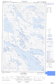 013D05W Lac Marc Canadian topographic map, 1:50,000 scale