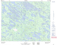 013D06 No Title Canadian topographic map, 1:50,000 scale