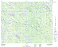 013D07 No Title Canadian topographic map, 1:50,000 scale