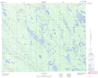 013D08 No Title Canadian topographic map, 1:50,000 scale