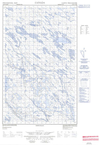 013D11E No Title Canadian topographic map, 1:50,000 scale
