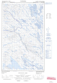 013D11W No Title Canadian topographic map, 1:50,000 scale