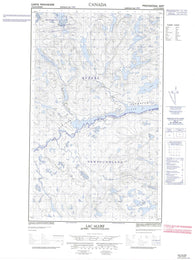 013D12W Lac Alliez Canadian topographic map, 1:50,000 scale