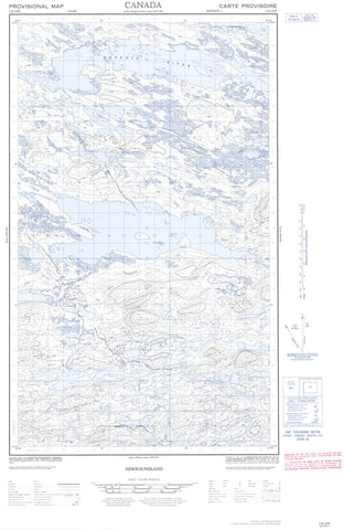 013E10W No Title Canadian topographic map, 1:50,000 scale