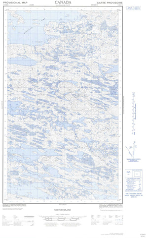 013E14E No Title Canadian topographic map, 1:50,000 scale