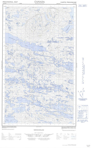 013E14W No Title Canadian topographic map, 1:50,000 scale