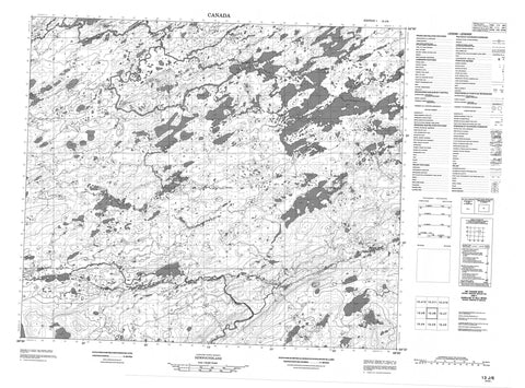 013J06 No Title Canadian topographic map, 1:50,000 scale