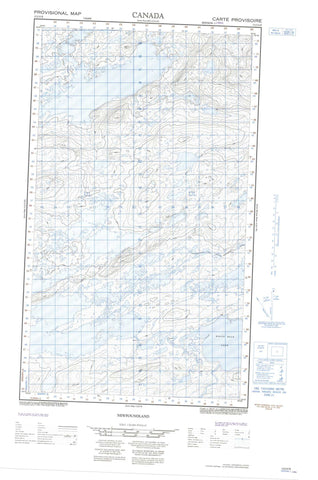 013J12E No Title Canadian topographic map, 1:50,000 scale