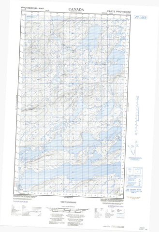 013J12W No Title Canadian topographic map, 1:50,000 scale