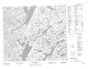 013K14 Mistinippi Lake Canadian topographic map, 1:50,000 scale
