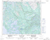 013L Red Wine Lake Canadian topographic map, 1:250,000 scale