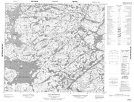 013M12 Lac Machault Canadian topographic map, 1:50,000 scale