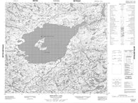 013M14 Mistastin Lake Canadian topographic map, 1:50,000 scale