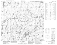 014E05 Lac Pilliamet Canadian topographic map, 1:50,000 scale