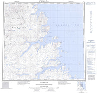 014L Hebron Canadian topographic map, 1:250,000 scale